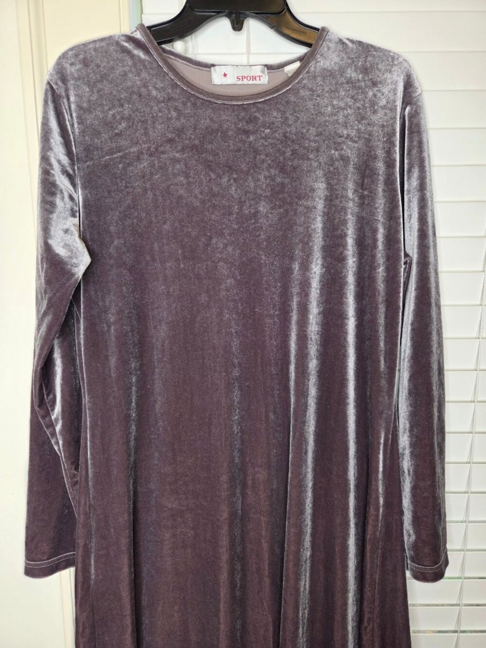 Velvet LS Maxi Dress Gray Size L holiday opera night out party classic
